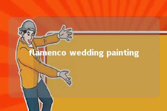 flamenco wedding painting 