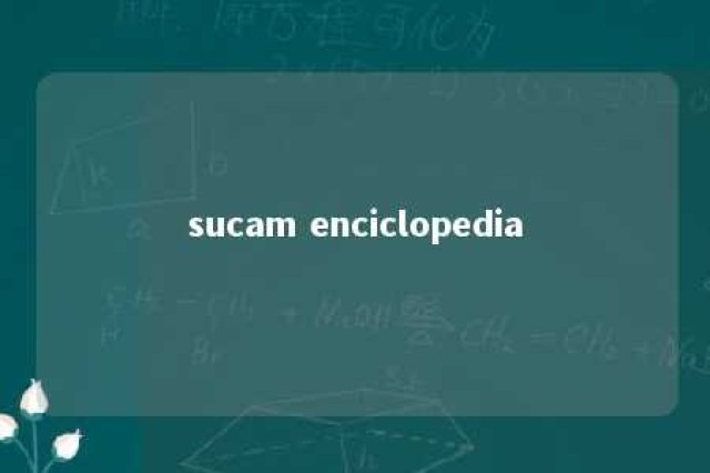 sucam enciclopedia 