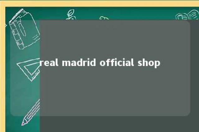 real madrid official shop 