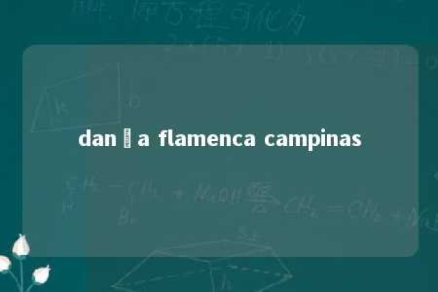 dança flamenca campinas 