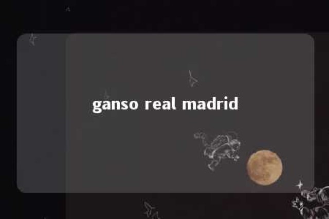 ganso real madrid 