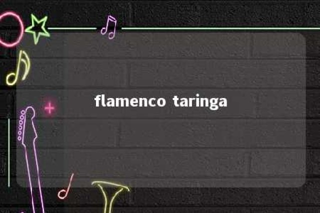 flamenco taringa 