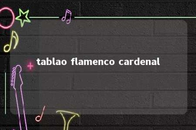 tablao flamenco cardenal 