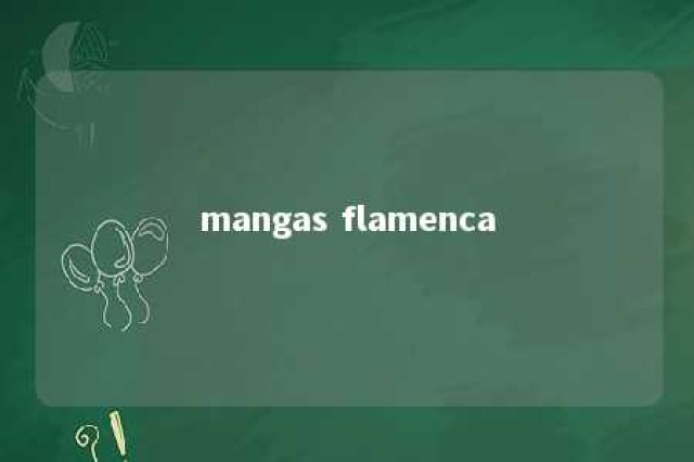 mangas flamenca 