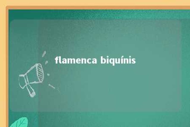 flamenca biquínis 