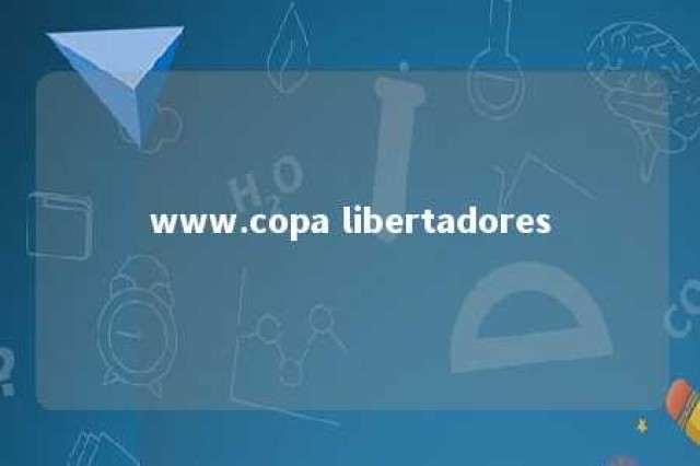 www.copa libertadores 