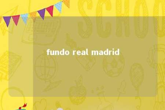 fundo real madrid 