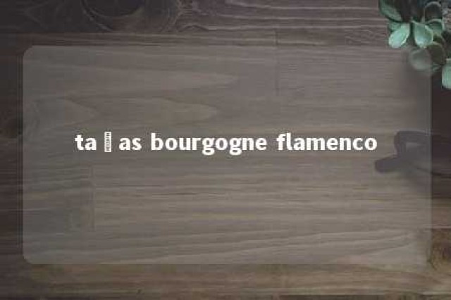 taças bourgogne flamenco 