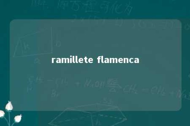 ramillete flamenca 