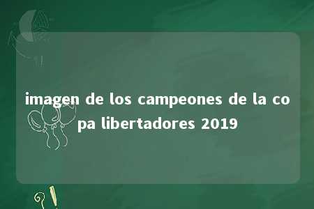 imagen de los campeones de la copa libertadores 2019