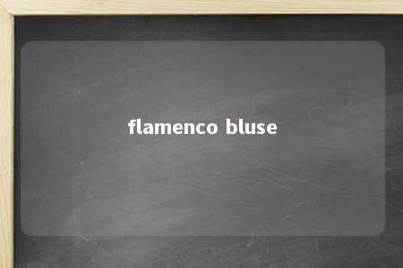 flamenco bluse